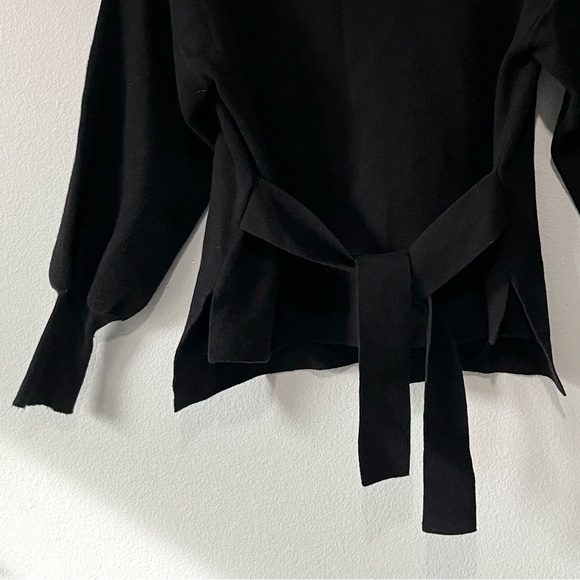 MAGASCHONI- Black Soft Knit Sweater Size XS - Picture 3 of 4